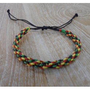 Bracelet macramé Gathot 2 rasta 2