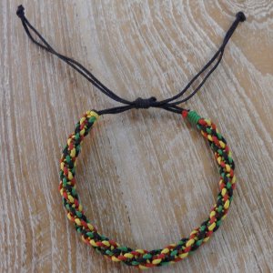 Bracelet macramé Gathot 2 rasta 2