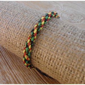 Bracelet macramé Gathot 2 rasta 2