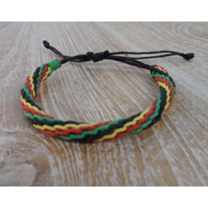 Bracelet macramé Gathot rasta 2