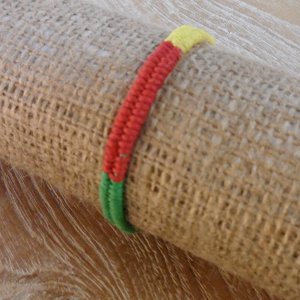 Bracelet macramé Cinta rasta 2