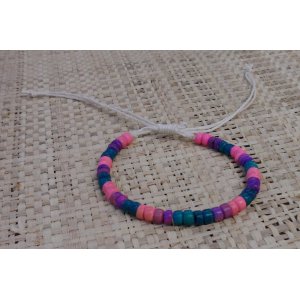 Bracelet  perles de couleur 1