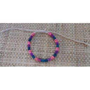 Bracelet  perles de couleur 1