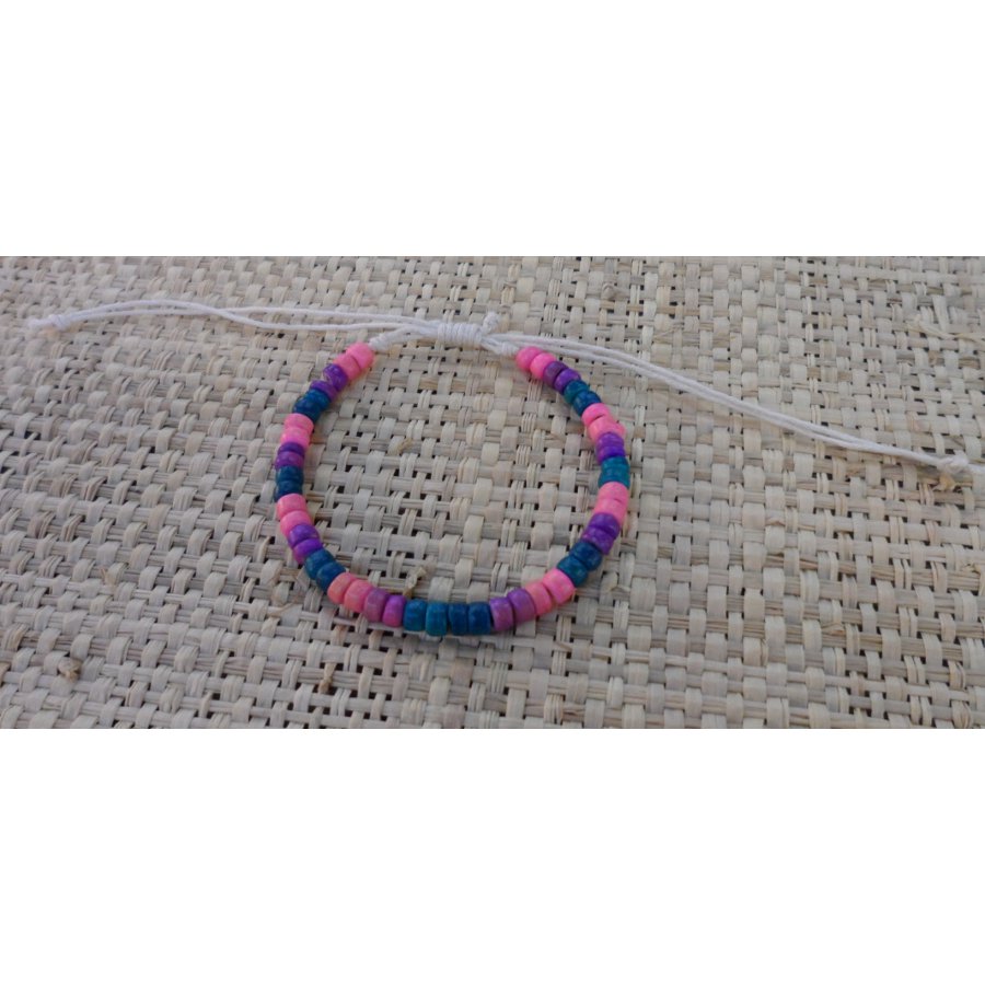 Bracelet  perles de couleur 1