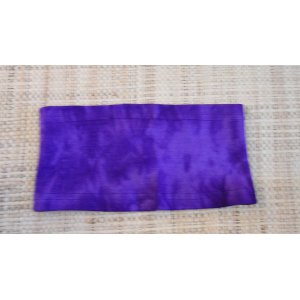 Bandeau tie and dye violet