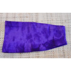 Bandeau tie and dye violet