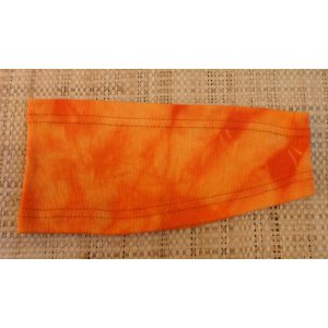 Bandeau tie and dye orange