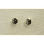 Clous d'oreilles yin yang PM