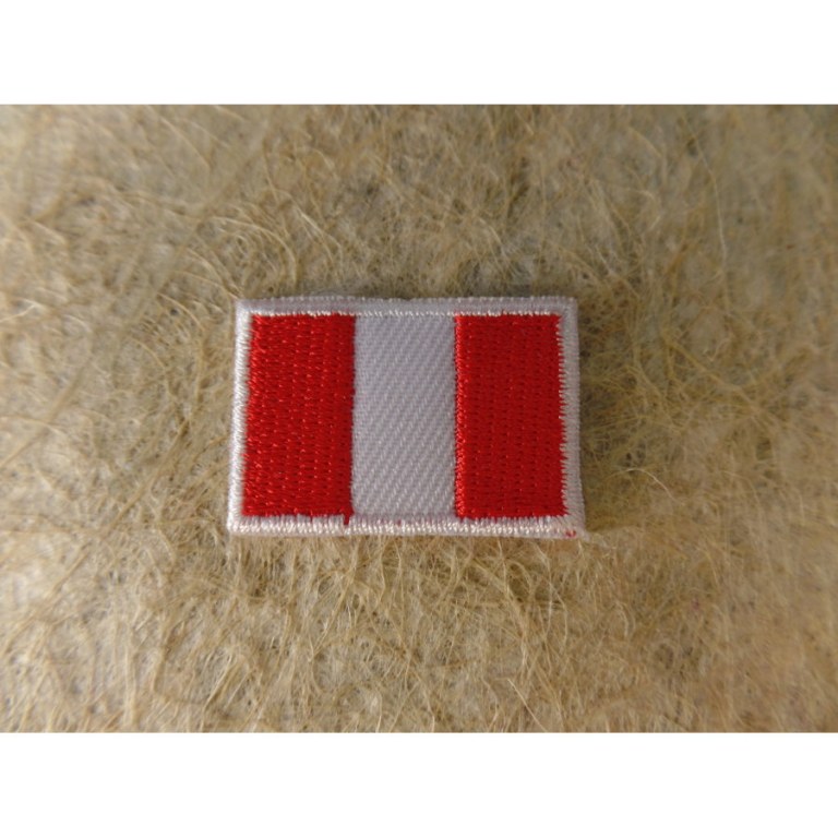 Mini écusson drapeau Pérou