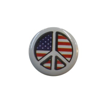 Badge Peace and love USA