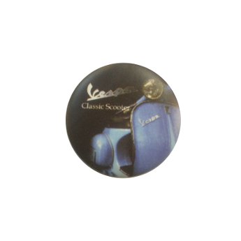Badge Vespa classic bleu