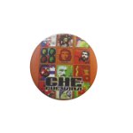 Badge orange Che Guevara