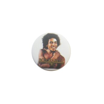 Badge Bob Marley young