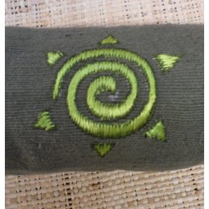 Trousse verte spirale