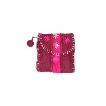 Porte monnaie Mustang framboise