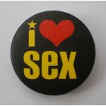 Badge I love sex