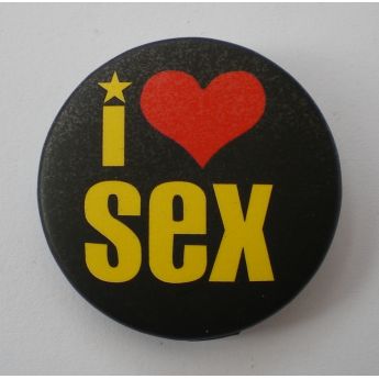 Badge I love sex