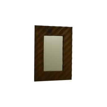 Miroir bois diagonale