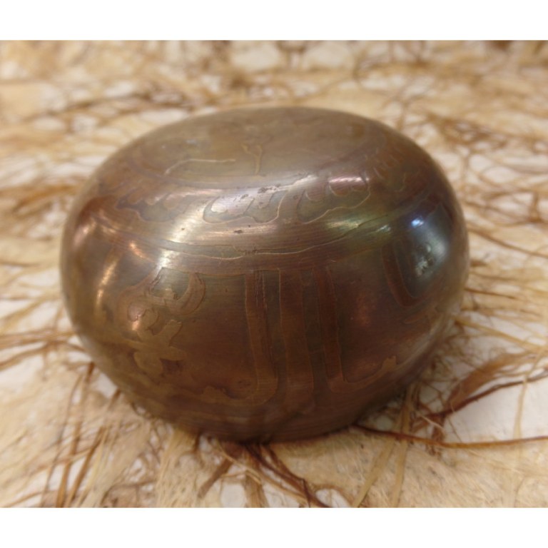 Bol chantant double vajra/Bouddha eyes