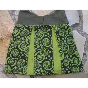 Sac trapèze vert