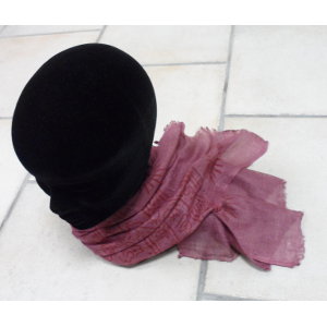 Foulard Bénarès violine