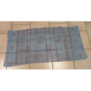 Foulard Bénarès bleu