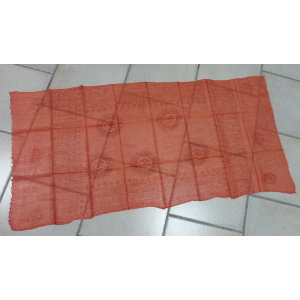 Foulard Bénarès orange foncé