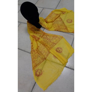 Foulard Bénarès jaune