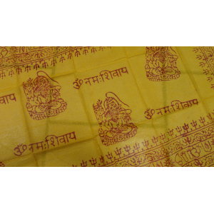 Foulard Bénarès jaune
