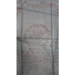 Foulard Bénarès gris