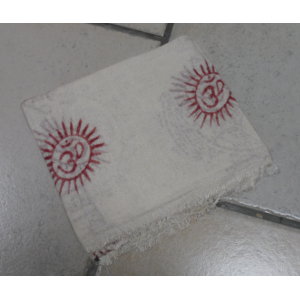 Foulard Bénarès blanc