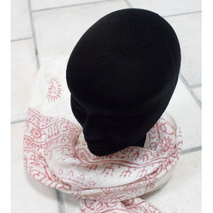 Foulard Bénarès blanc