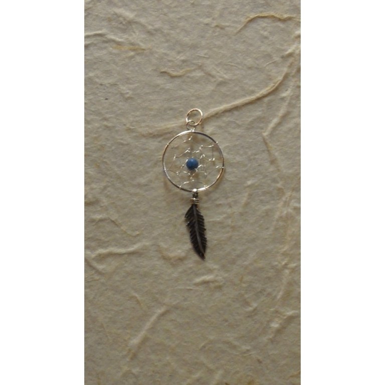 Pendentif dream catcher turquoise 1.6