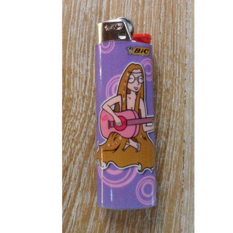 Briquet de poche mauve