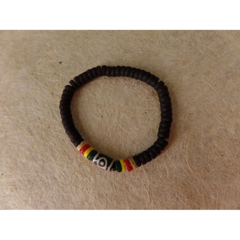 Bracelet surfeur rasta Kuta 2