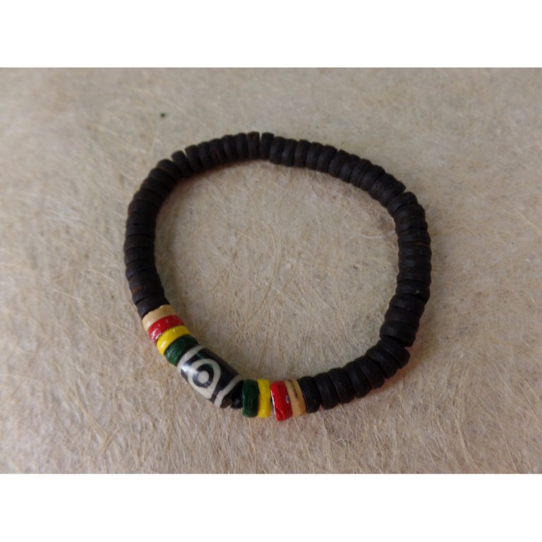 Bracelet surfeur rasta Kuta 2