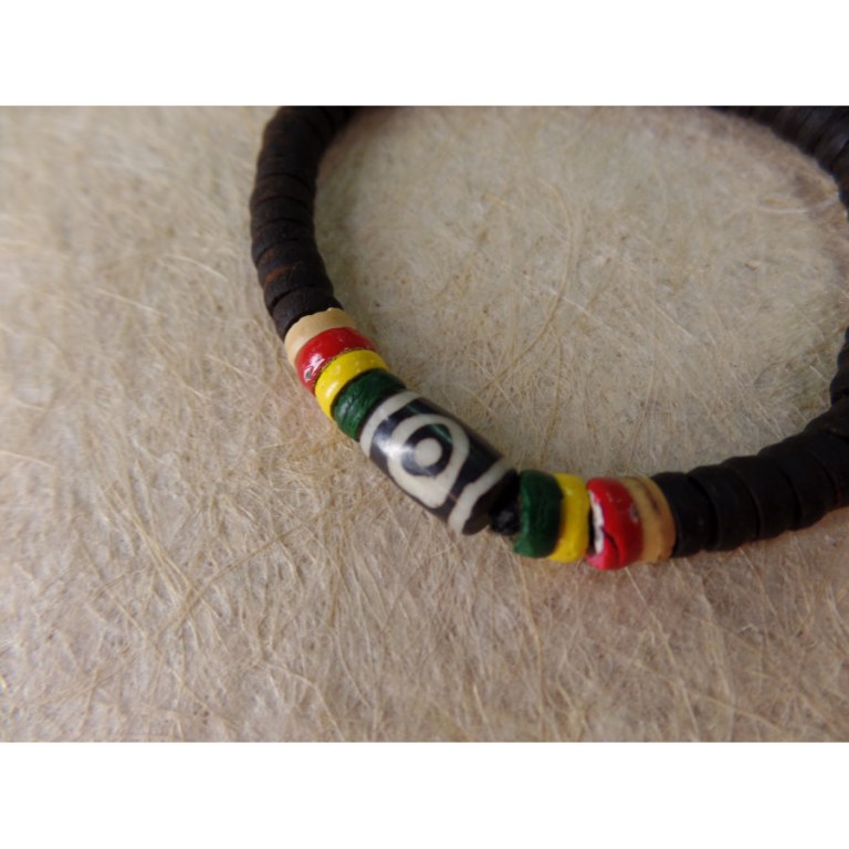 Bracelet surfeur rasta Kuta 2