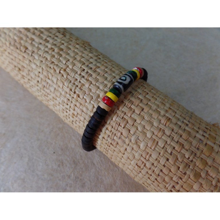 Bracelet surfeur rasta Kuta 2