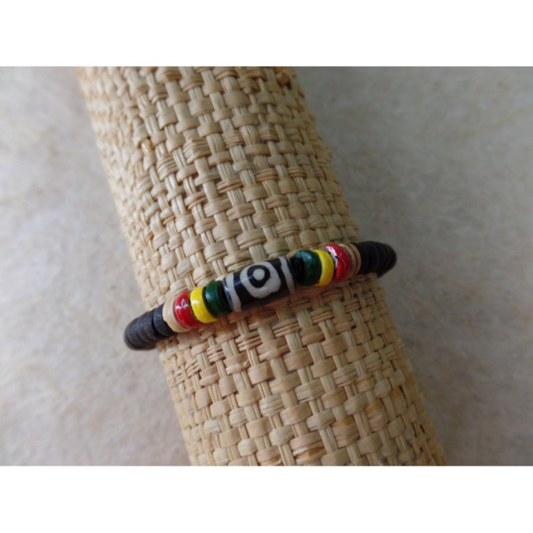 Bracelet surfeur rasta Kuta 2