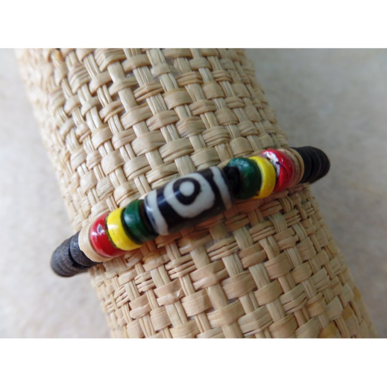 Bracelet surfeur rasta Kuta 2