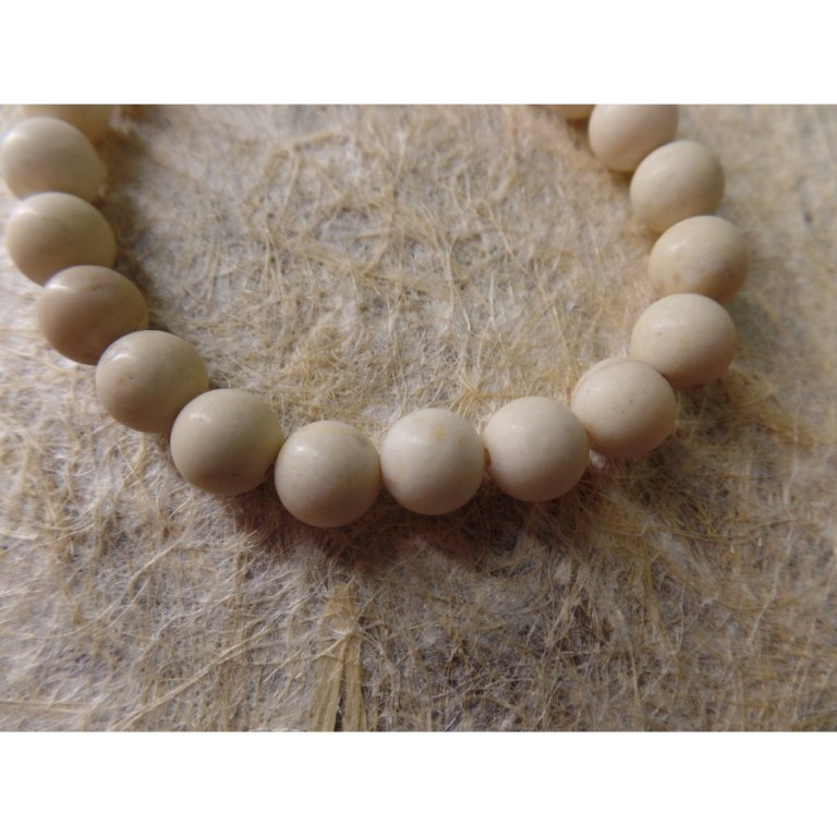 Bracelet mala fossile