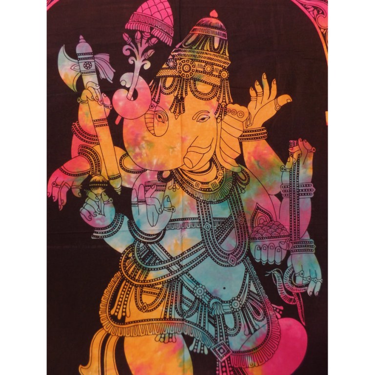 Petite tenture color Ganesh dansant