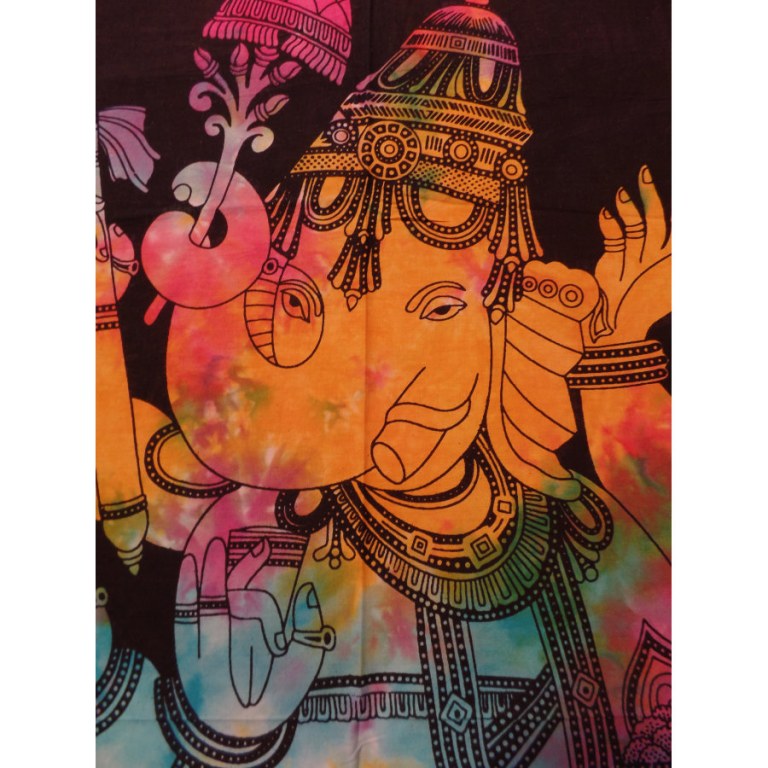 Petite tenture color Ganesh dansant