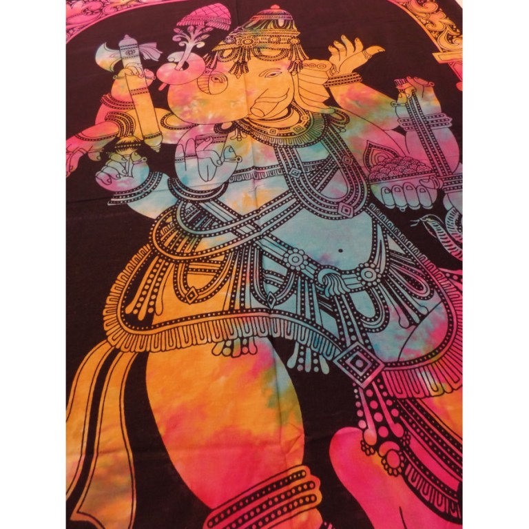 Petite tenture color Ganesh dansant