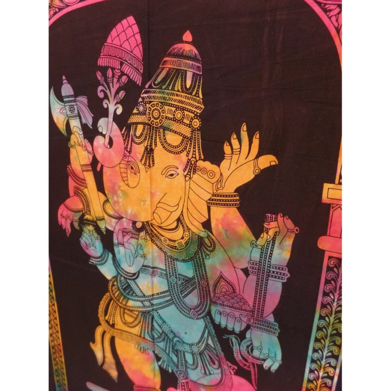 Petite tenture color Ganesh dansant