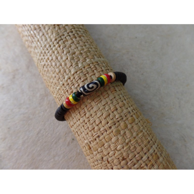 Bracelet surfeur rasta Kuta 5