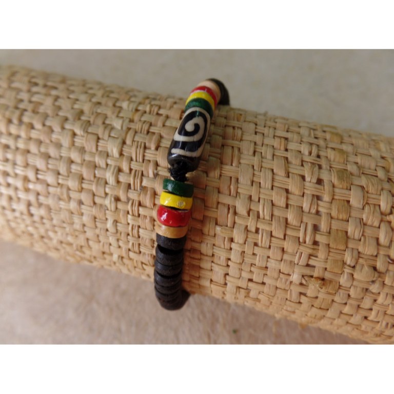 Bracelet surfeur rasta Kuta 5