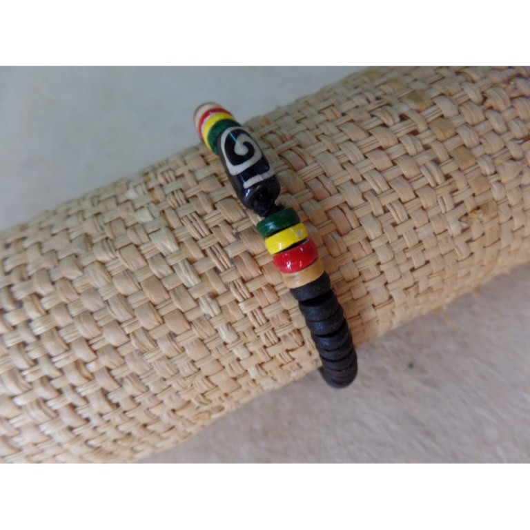 Bracelet surfeur rasta Kuta 5