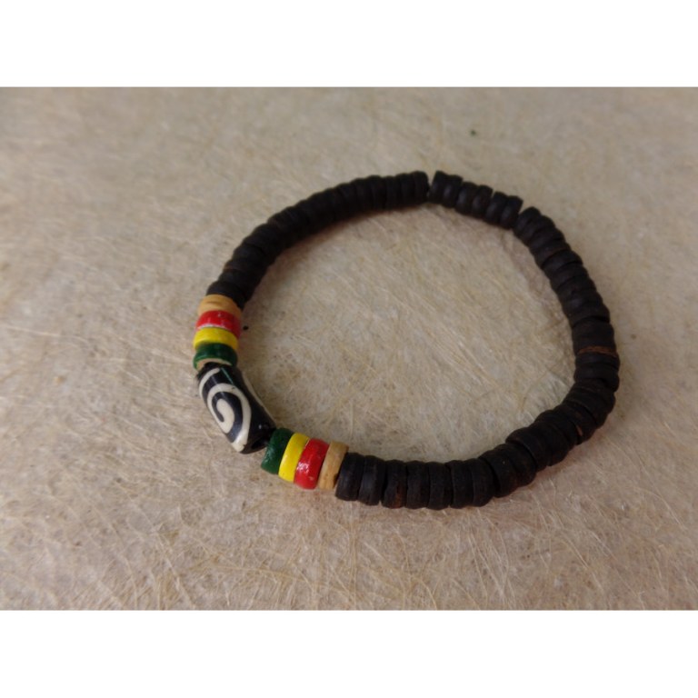 Bracelet surfeur rasta Kuta 5