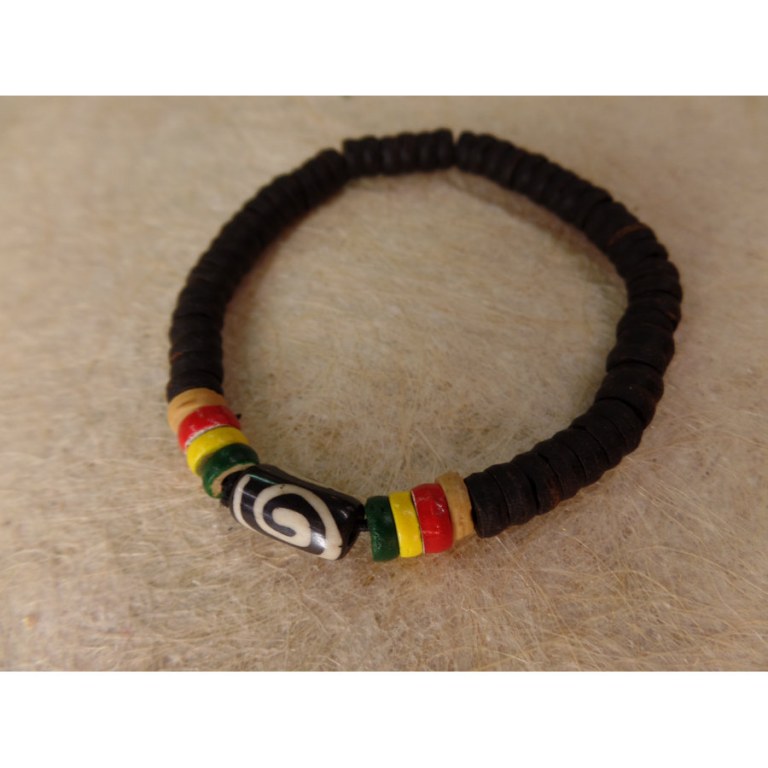 Bracelet surfeur rasta Kuta 5